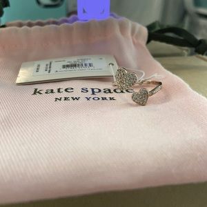 Kate Spade ♠️ Yours Truly Ring rose gold size 7